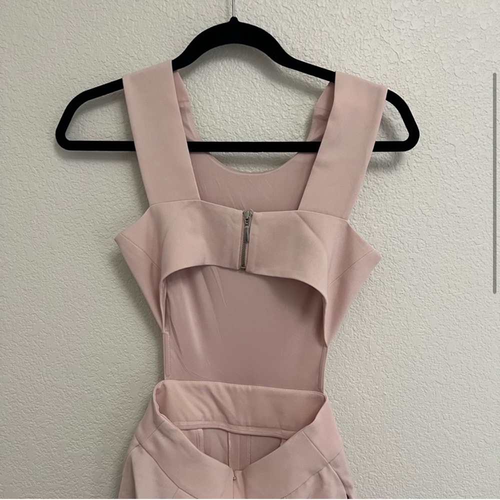 Light Pink Express Cut Out Jumpsuit - Picture 4 of 11